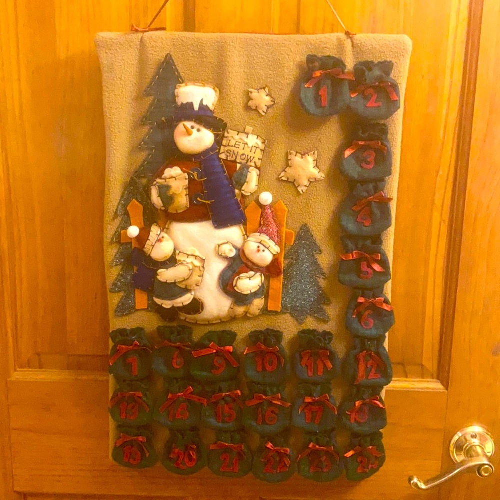 Advent calendar - fabric - price drop this week!